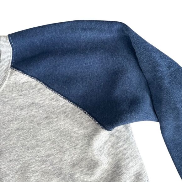 Track & Court Crewneck Sweatshirt Grey Gray Tennis Vintage - Picture 3 of 4